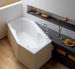Semi-circular, hexagonal bath-tubs...