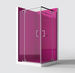 Pivoting shower screens