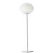 Design floor lamps: glass