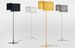 Design floor lamps: fabric