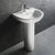 Vanity unit: pedestal washbasins