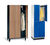 Office dressing rooms: lockers, coat-racks