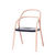 Contemporary chair with armrests