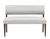 Traditional upholstered benches