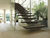 Straight staircase (central stringer)