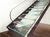 Straight staircase (lateral stringer)