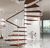 Spiral square staircase