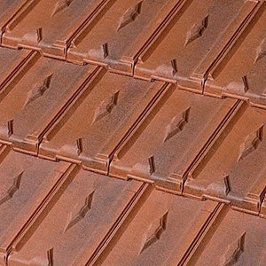 lozenge-patterned-roof-tile