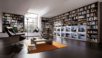 wooden bookcase