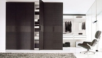 wooden wardrobe