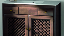 traditional washbasin cabinet