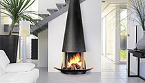 contemporary fireplace