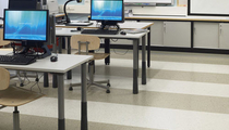 low-VOC floor tile