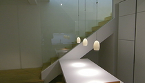 glass railing