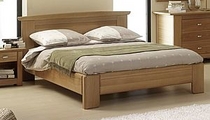 wood bed