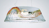 blown glass lamp