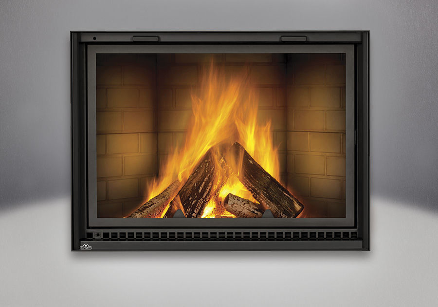 Wood Burning Fireplace Contemporary Closed Hearth Free
