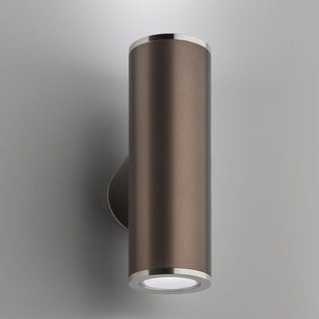 Contemporary Wall Light Outdoor Aluminum Brass Up Down 65 Contemporary Wall Light Outdoor Aluminum Brass
