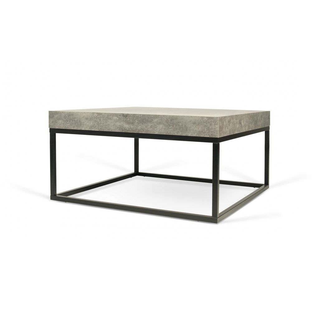 Contemporary Coffee Table Concrete Melamine Square Petra 75 Contemporary Coffee Table Concrete Melamine Square Petra 75