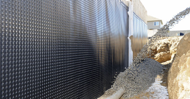 Foundation Drainage Waterproofing Membrane For Walls Roll High Foundation Drainage Waterproofing Membrane For Walls Roll High Density Polyethylene Hdpe