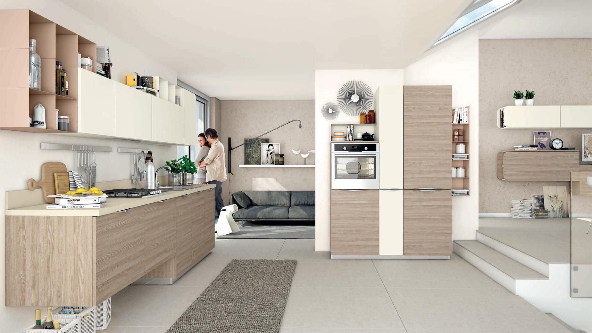 Cucine piccole in legnocucine piccole ma funzionali : cucine ad ...