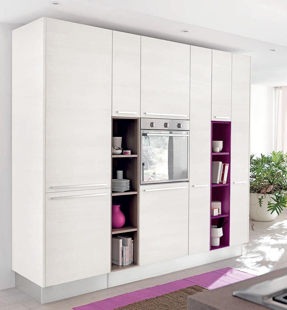 Contemporary kitchen / wooden / lacquered / matte - NOEMI - CUCINE ... Contemporary kitchen / wooden / lacquered / matte - NOEMI - CUCINE ...