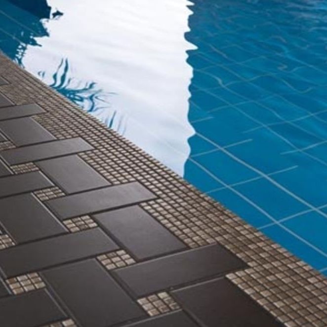 Indoor Mosaic Tile Pool Floor Ceramic Open Space Rutile Indoor Mosaic Tile Pool Floor Ceramic Open Space Rutile