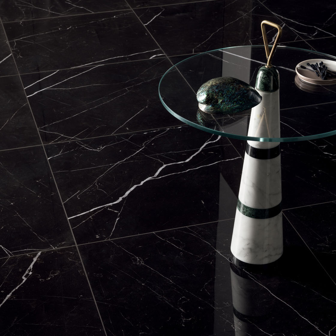 Indoor Tile Marquina Nero Lea Ceramiche Bathroom For Reception