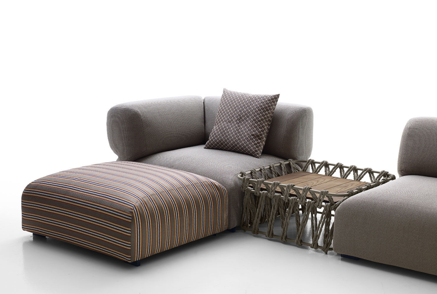 Modular Sofa Contemporary Outdoor Fabric Erfly B Italia Modular Sofa Contemporary Outdoor Fabric