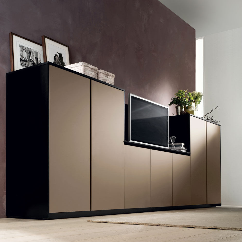 Contemporary kitchen / wooden / lacquered - CRETA FLUTE by Centro ... Contemporary kitchen / wooden / lacquered - CRETA FLUTE by Centro ...