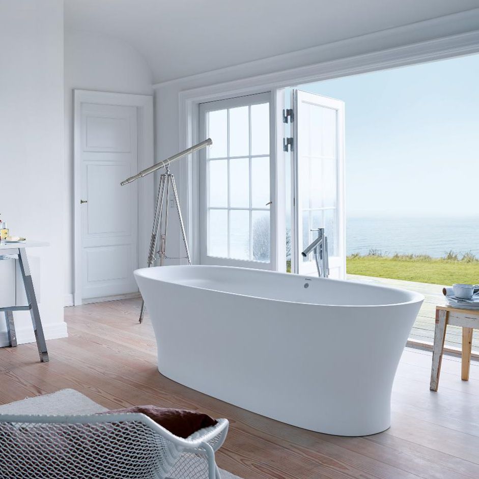 Free Standing Bathtub Oval By Philippe Starck Cape Cod Duravit Free Standing Bathtub Oval By Philippe Starck Cape Cod Duravit