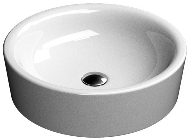 Backsplash between gap tile countertop and