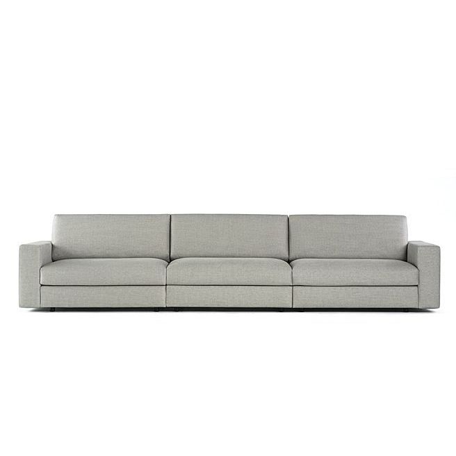 Contemporary Sofa Polyester 3 Seater Brown Clic Prostoria Contemporary Sofa Polyester 3 Seater Brown Clic