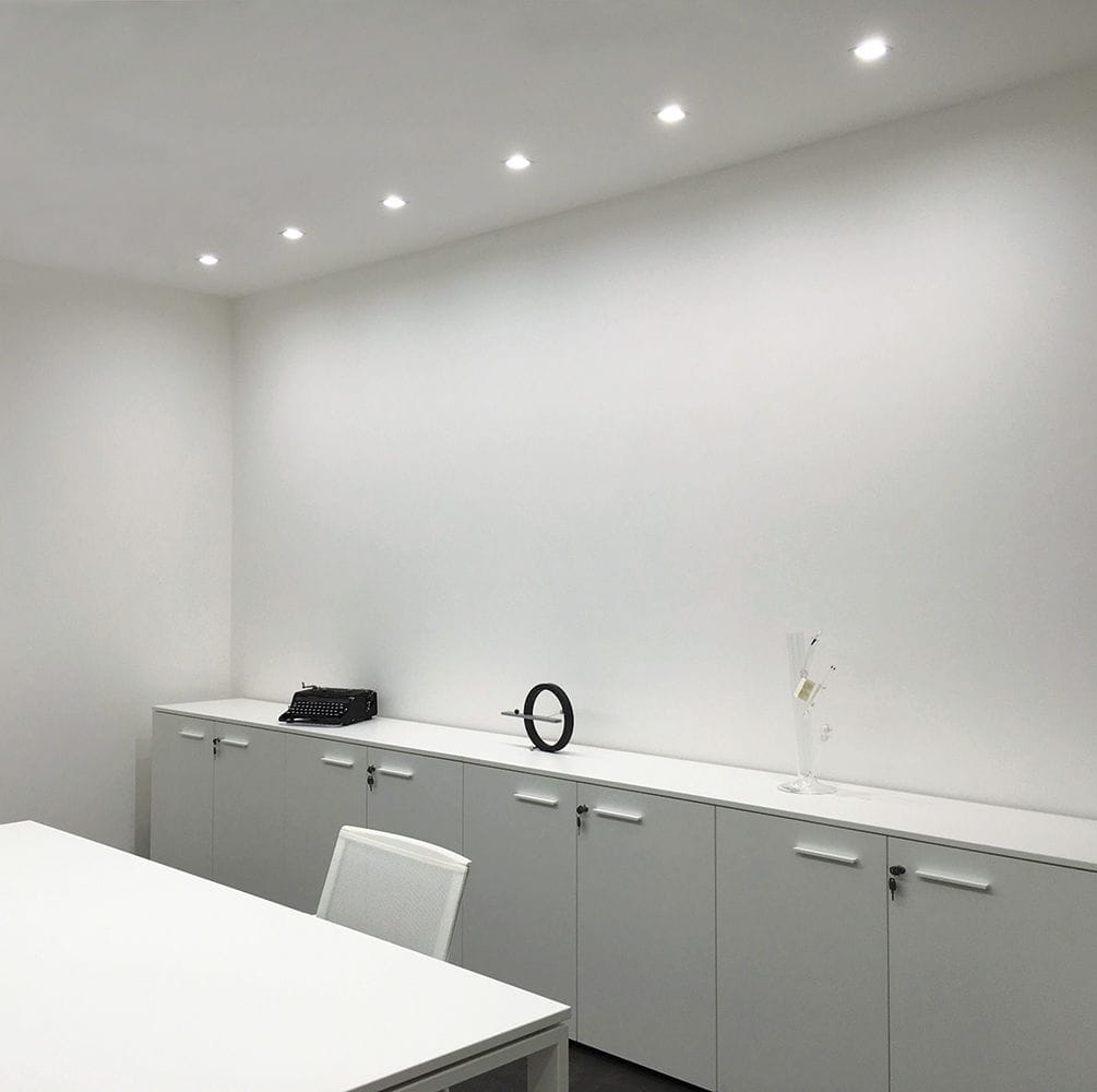 Recessed Downlight Led Square Polycarbonate Box Esse Ci Recessed Downlight Led Square Polycarbonate