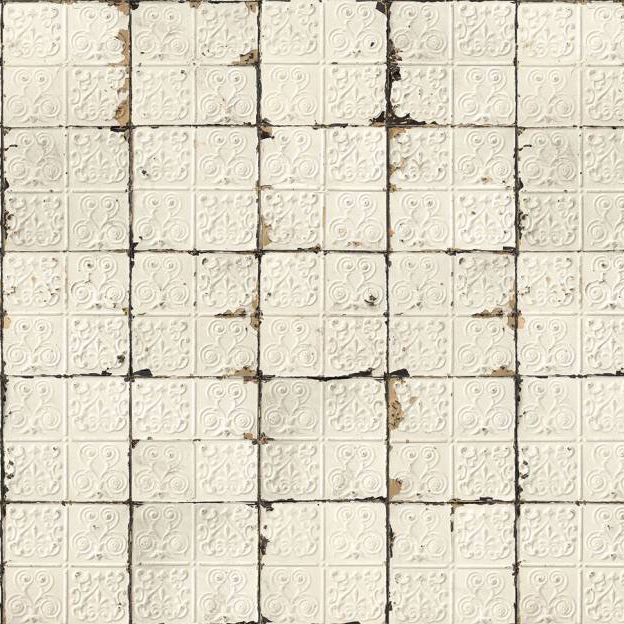 classic wallpaper vintage rustic patterned tin 02 by merci
