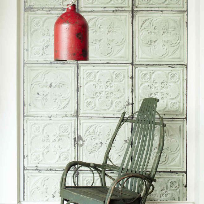 classic wallpaper vintage rustic patterned tin 05 by merci