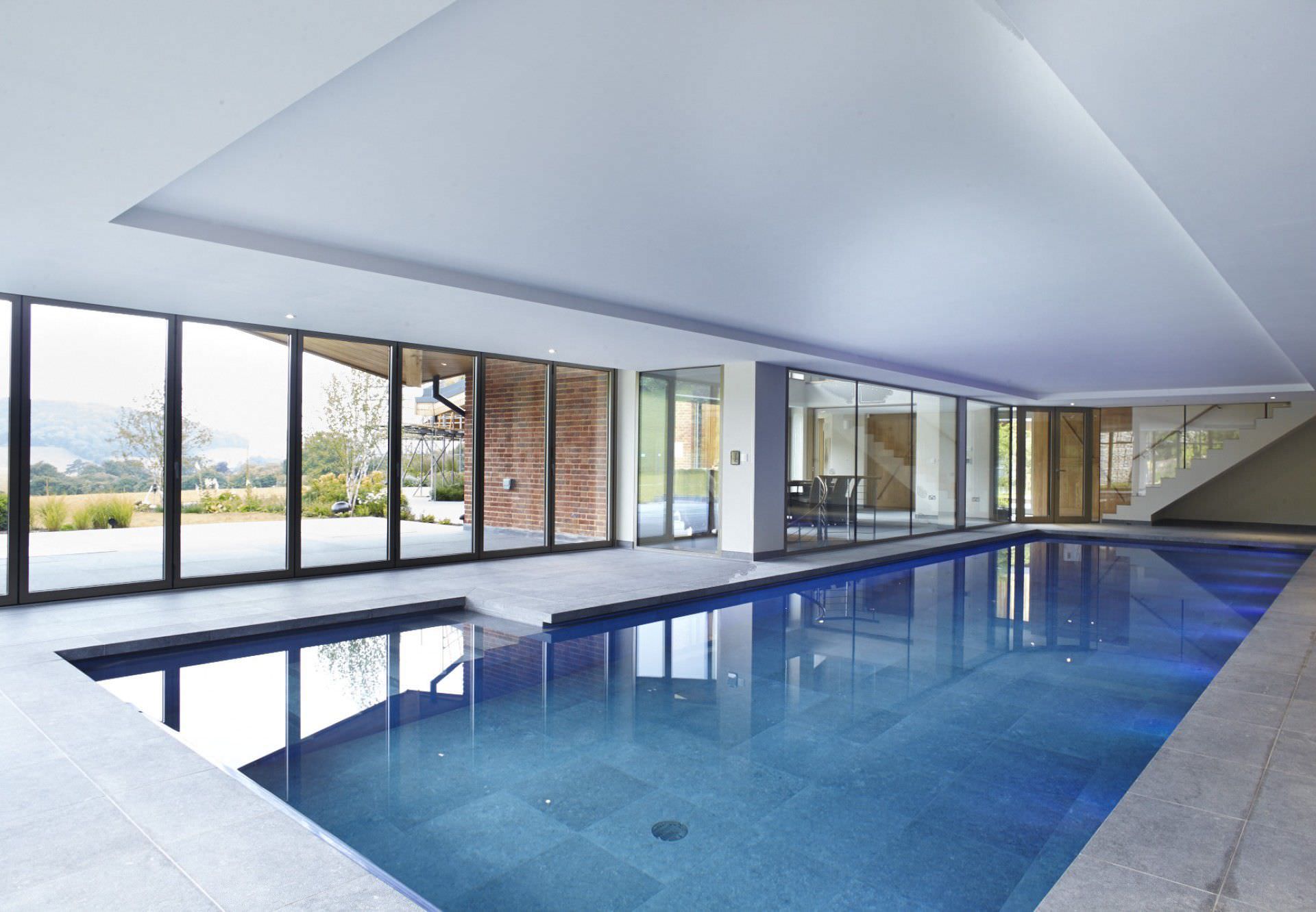 in-ground swimming pool / ceramic / indoor - buckinghamshire in-ground swimming pool / ceramic / indoor - buckinghamshire