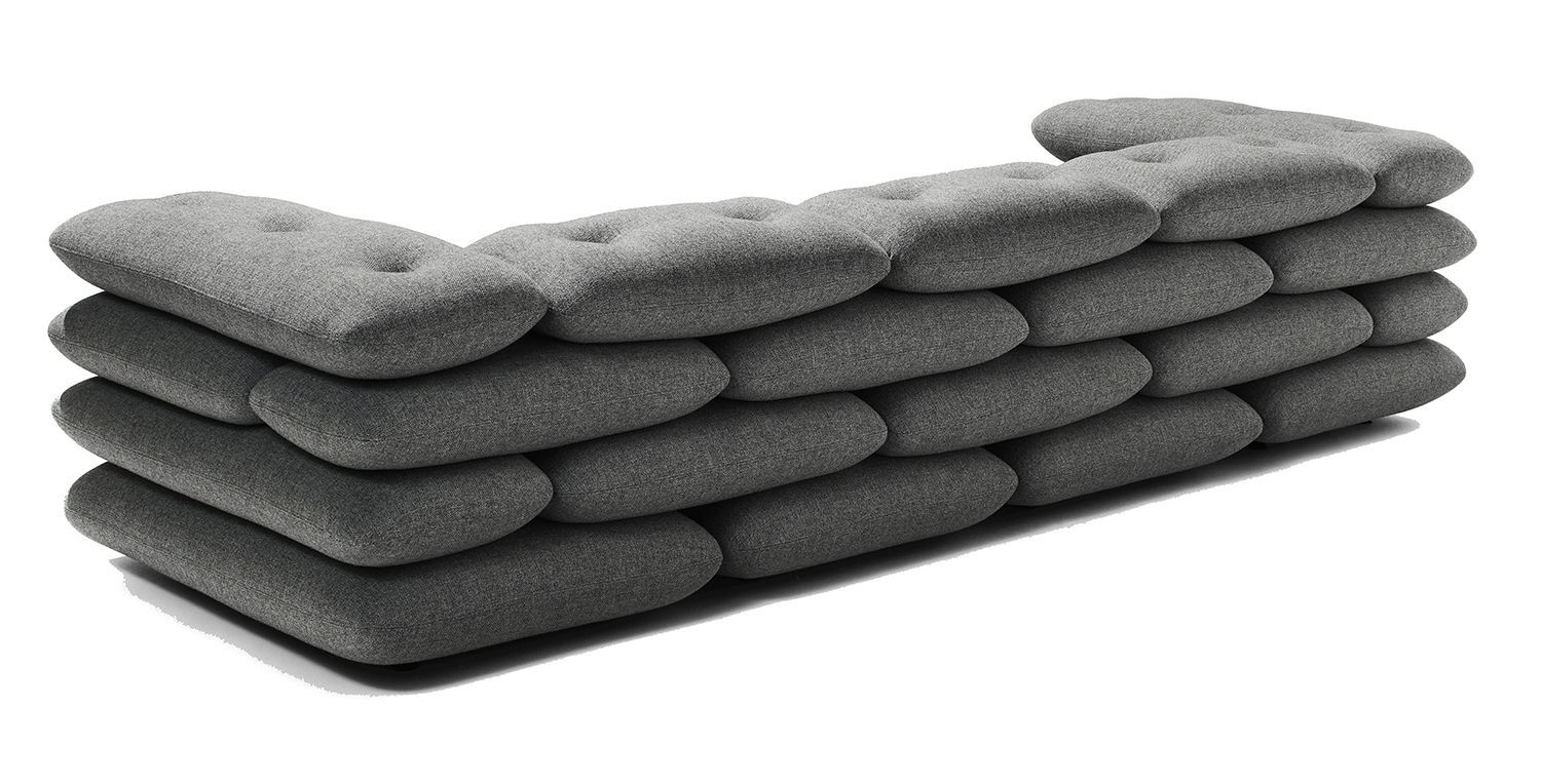 Original Design Sofa Fabric 2 Person 3 Seater Brick By Original Design Sofa Fabric 2 Person 3 Seater
