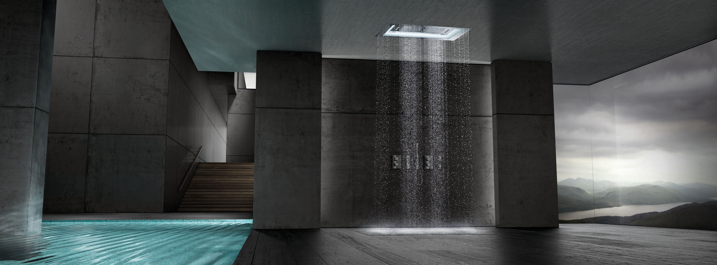 100 Ceiling Flush Mount Shower Head Glamorous Recessed Rain