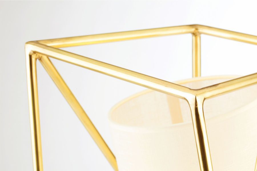 Table Lamp Contemporary Linen Copper Star Mambo Unlimited Table Lamp Contemporary Linen Copper