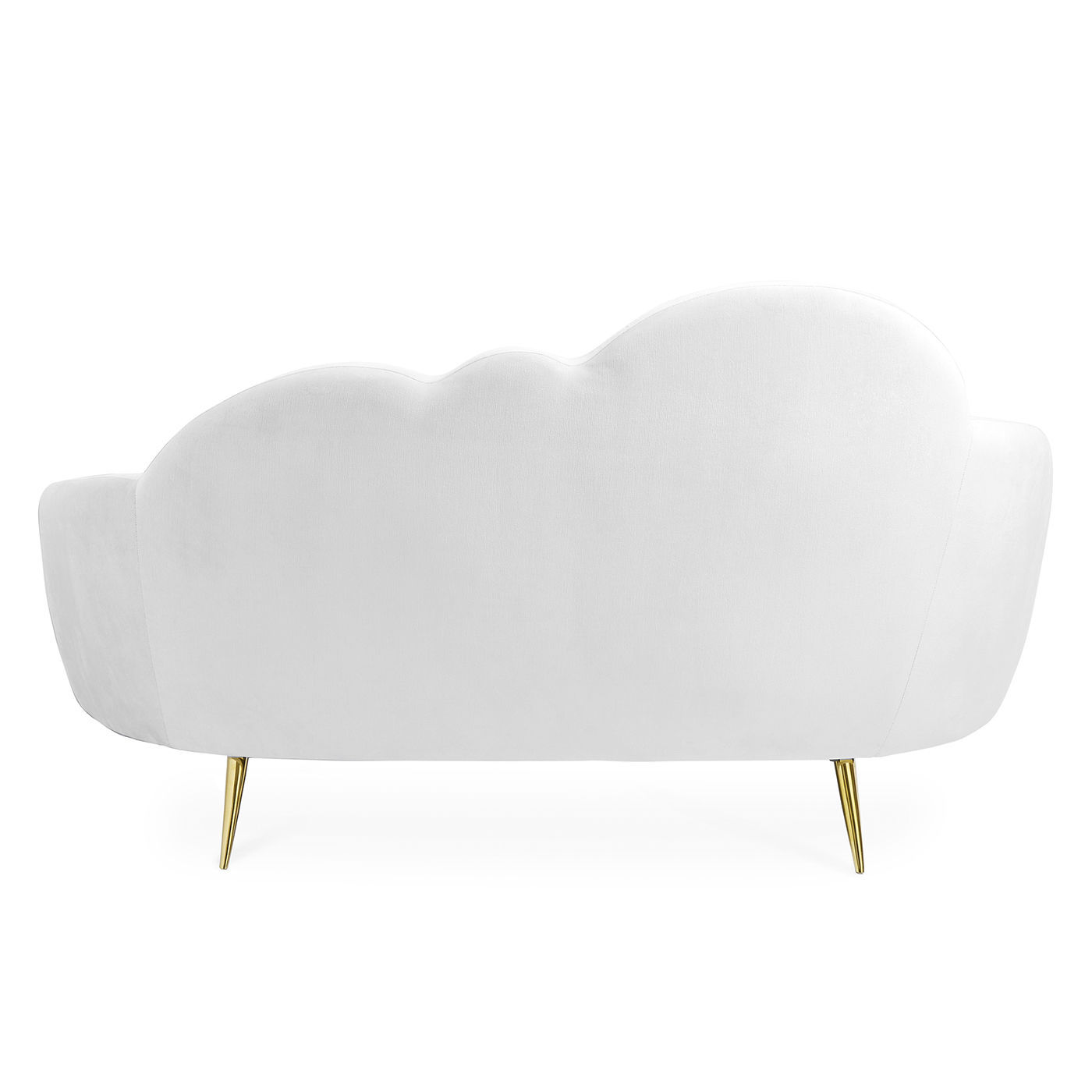 Contemporary Sofa Velvet Polished Br 2 Person Ether Contemporary Sofa Velvet Polished Br 2 Person