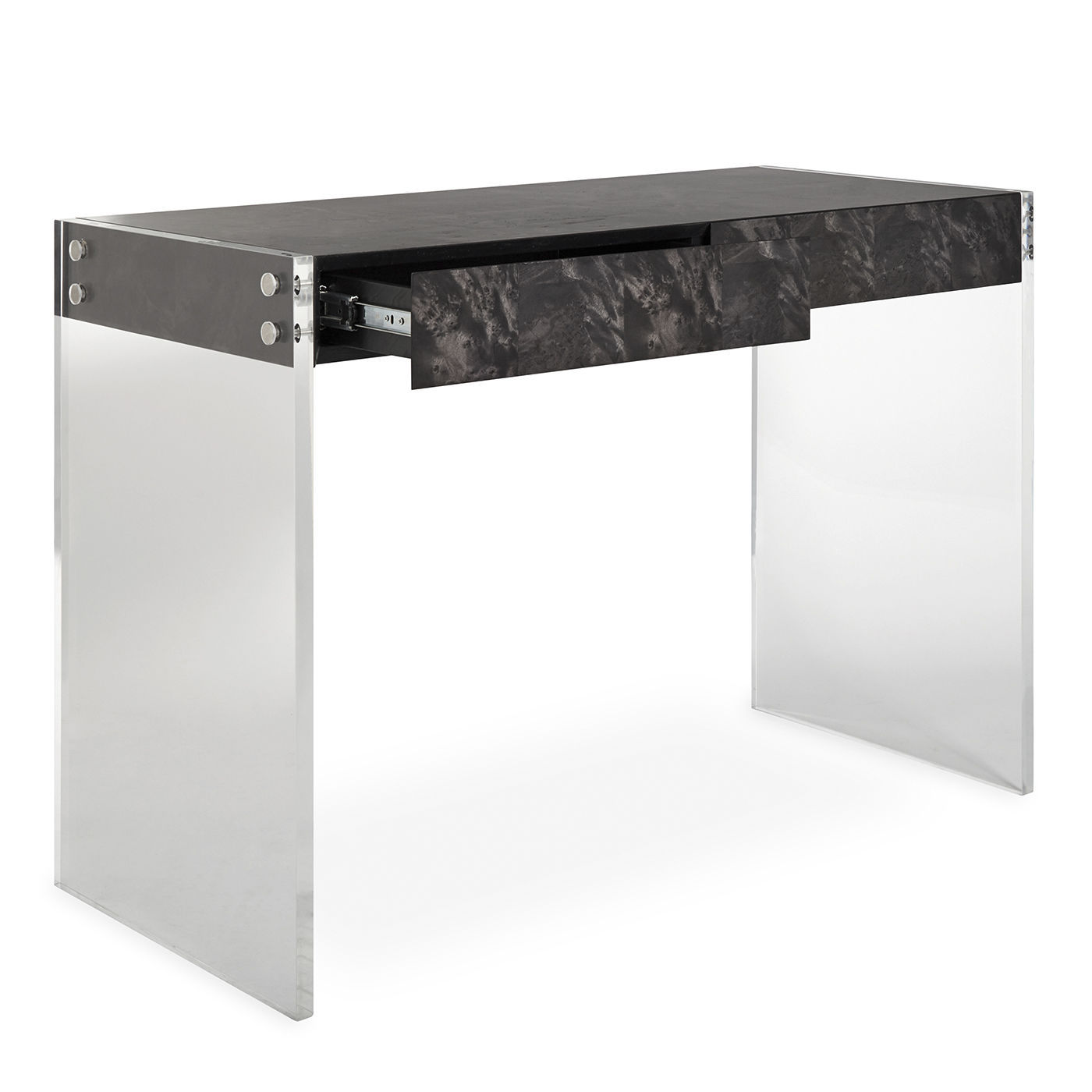 Stainless Steel Desk Acrylic Glass Contemporary Bond Stainless Steel Desk Acrylic Glass Contemporary