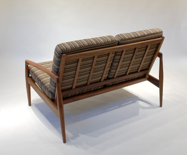 scandinavian wooden sofa danish scandinavian design sofa wooden 2person brown paper knife by kai kristiansen scandinavian wooden sofa danish scandinavian design sofa wooden 2person brown paper knife by kai kristiansen