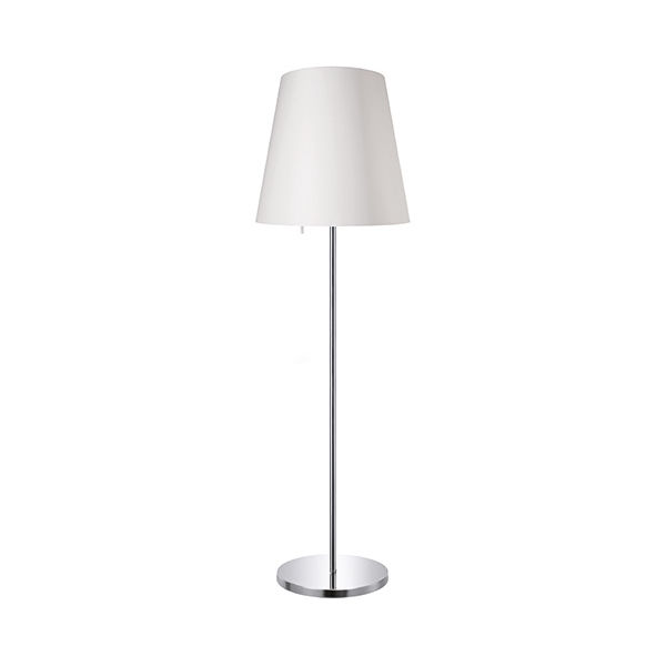 Floor Standing Lamp Contemporary Stainless Steel Fabric Ab
