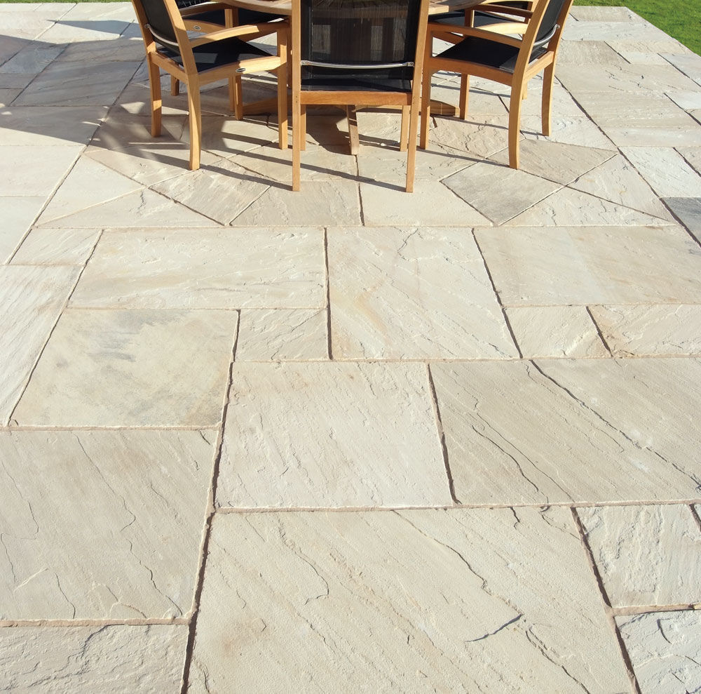 Garden Tile Floor Natural Stone Sandblasted Mint Fossil Garden Tile Floor Natural Stone Sandblasted