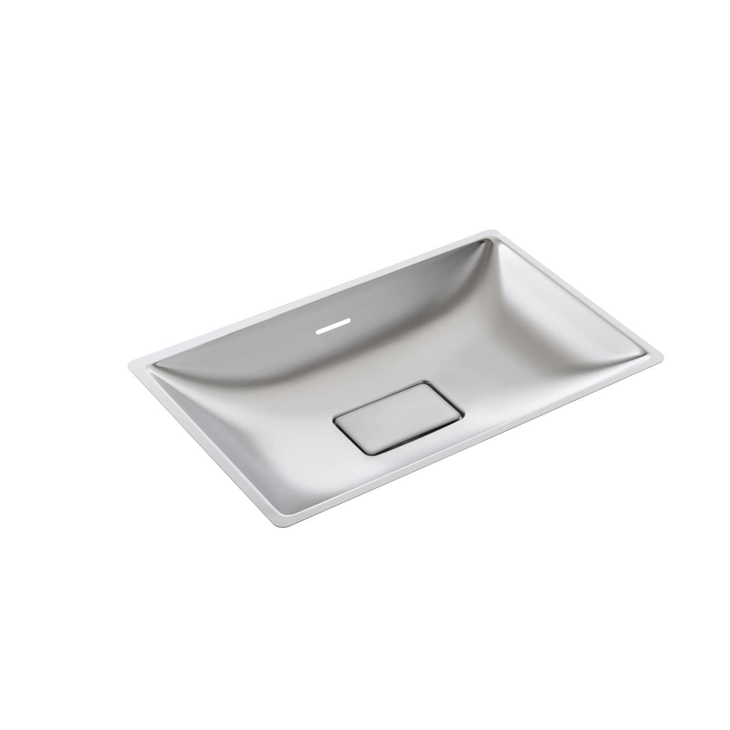 Wall Mounted Hand Basin Ic Intra Teka Rectangular Stainless Steel