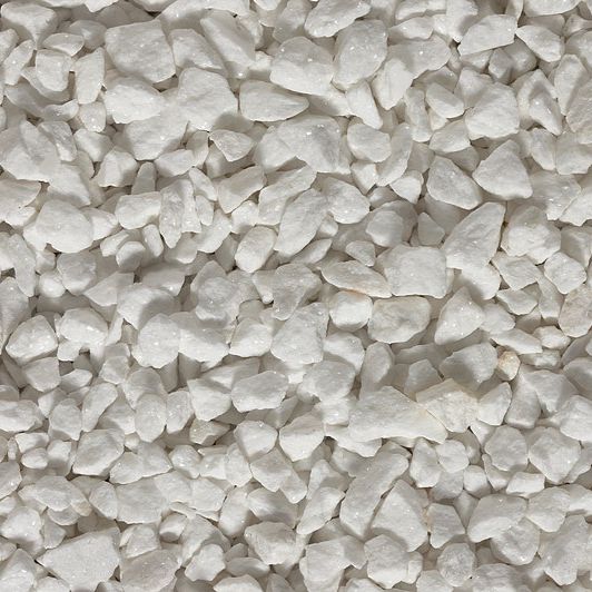 Standard Gravel Snow White Inter Minerals External Crushed