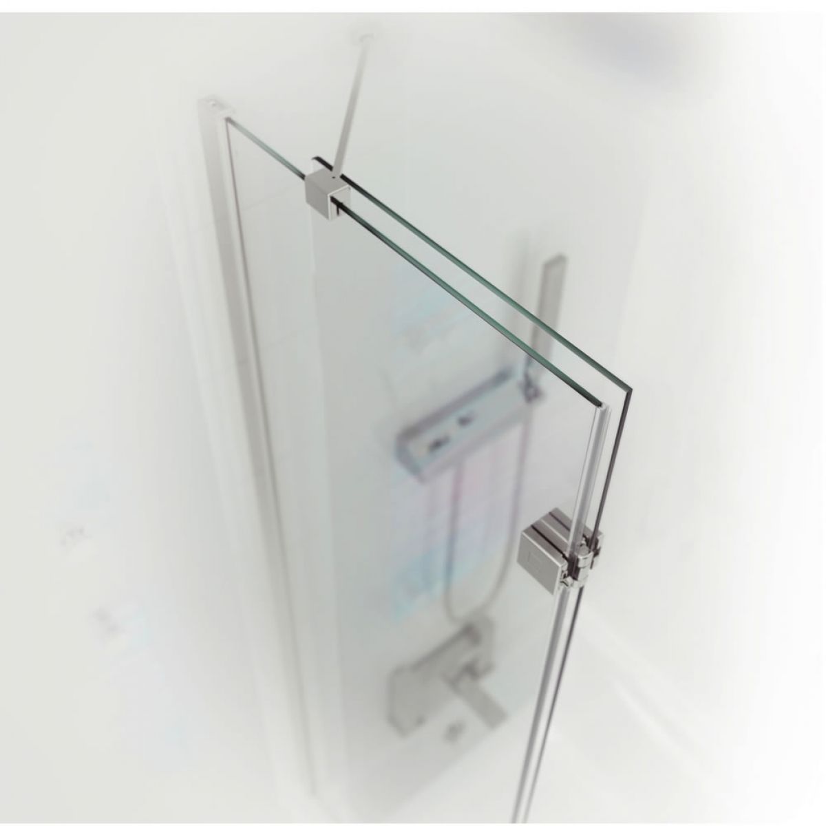 Glass shower cubicle / rectangular / with folding door - BUTTERFLY ... Glass shower cubicle / rectangular / with folding door - BUTTERFLY ...