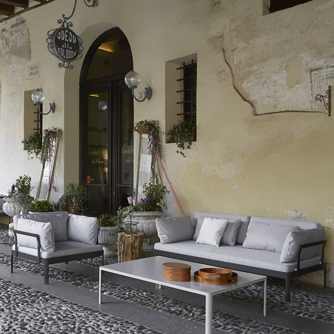 Contemporary Coffee Table Metal Rectangular Outdoor Minny By Contemporary Coffee Table Metal Rectangular Outdoor Minny By Luciano Bertoncini