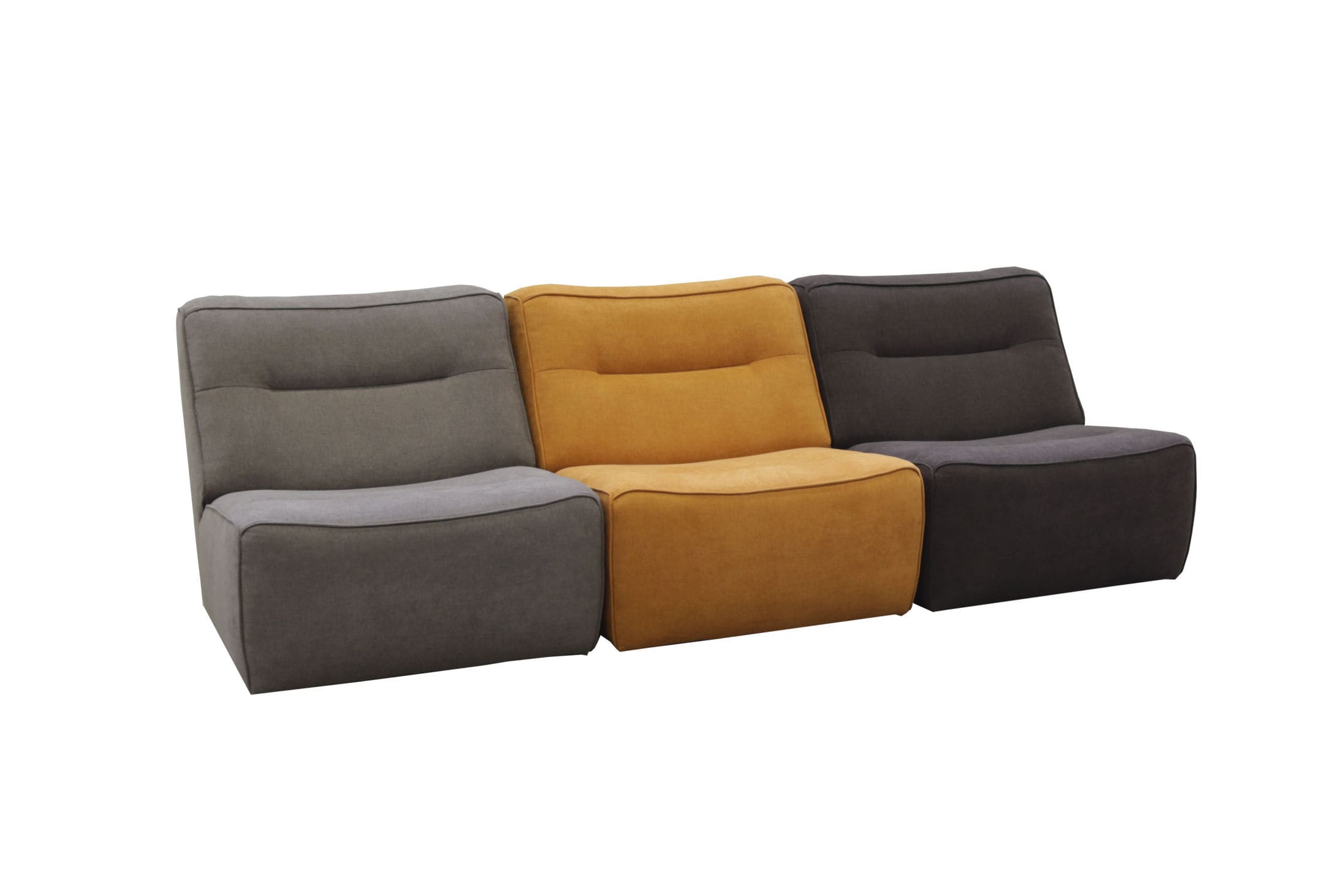 Modular sofa contemporary leather fabric ARENA Luonto